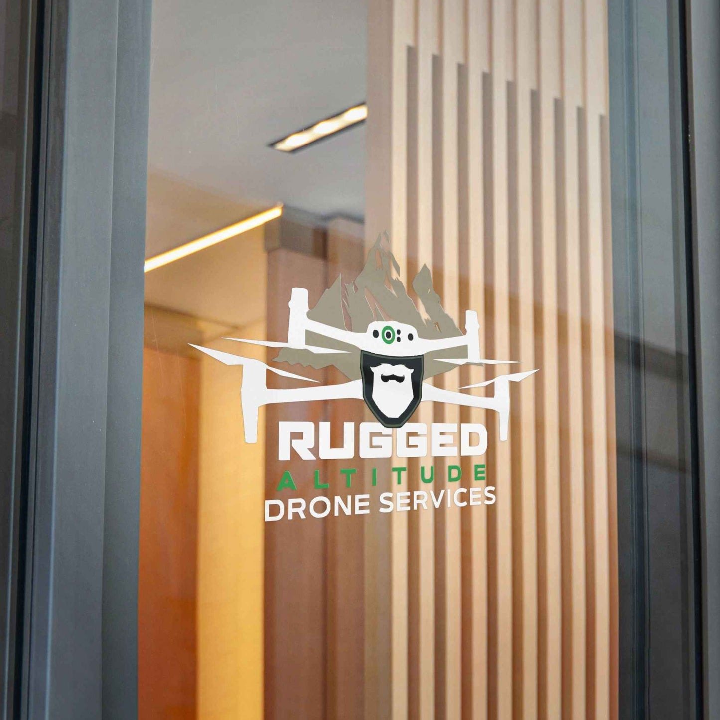 Rugged Altitude Drone Decal for Ultimate Drone Service Branding