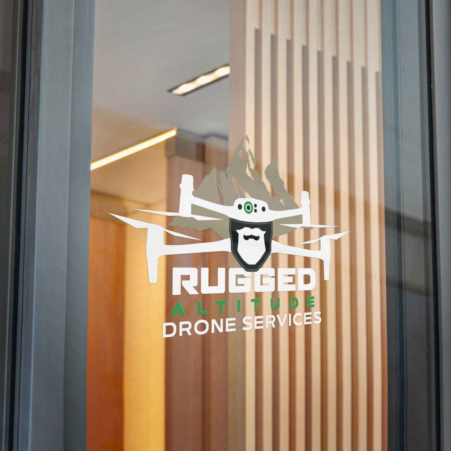 Rugged Altitude Drone Decal for Ultimate Drone Service Branding